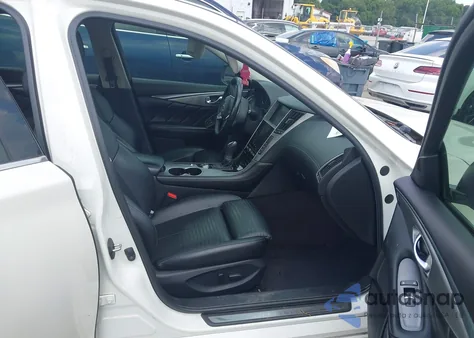 2018 Infiniti Q50 3.0T Sport z USA, uszkodzony, nr VIN JN1EV7AR5JM438152